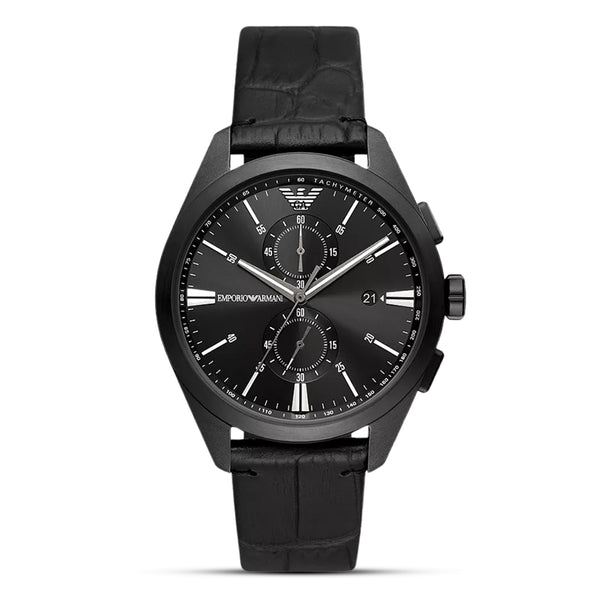 Emporio Armani Multifunction Black Dial Men's Watch | AR11483