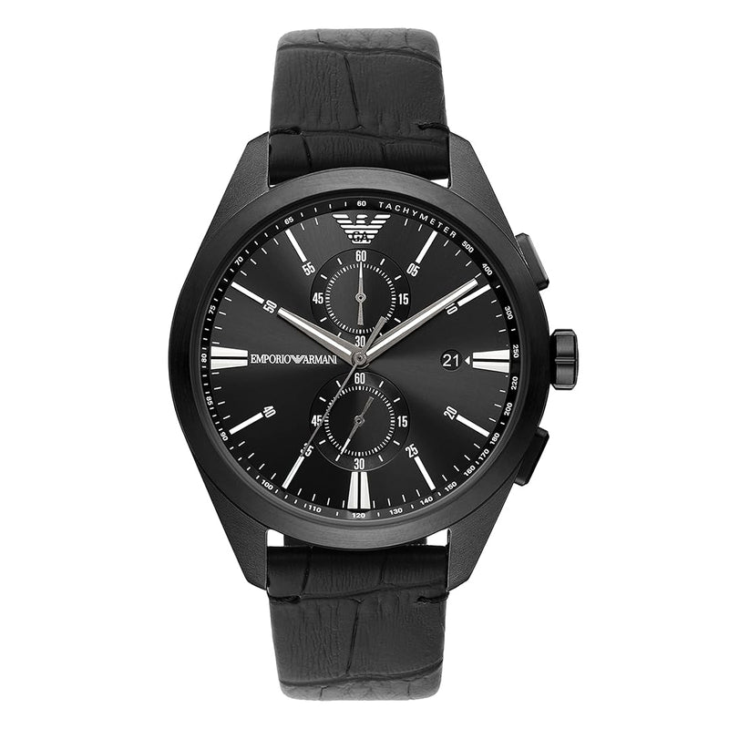 Emporio Armani Multifunction Black Dial Men's Watch | AR11483