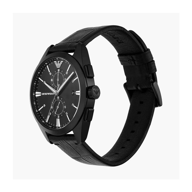 Emporio Armani Multifunction Black Dial Men's Watch | AR11483