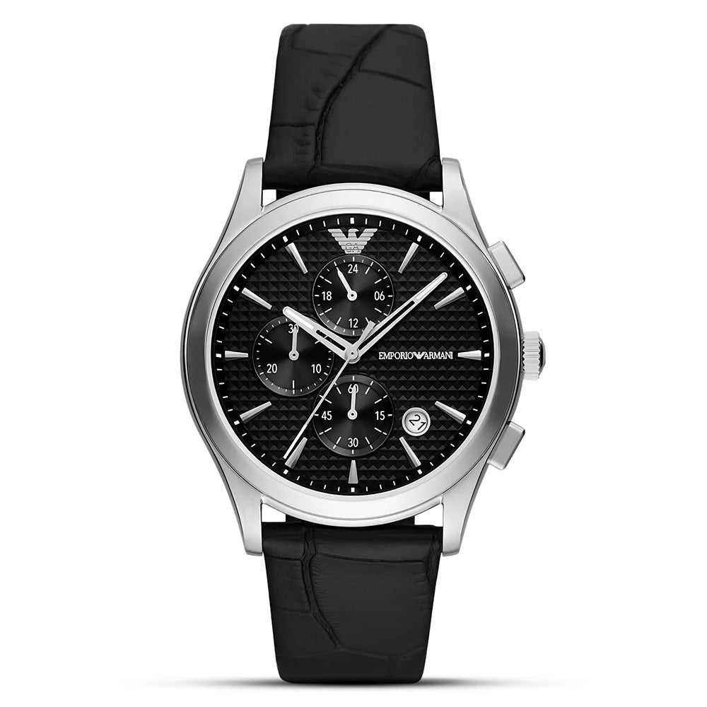 Emporio Armani Paolo Black Dial Men's Watch | AR11530