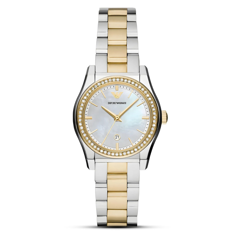 Emporio Armani Mother-of-Pearl Dial Ladies Watch | AR11559