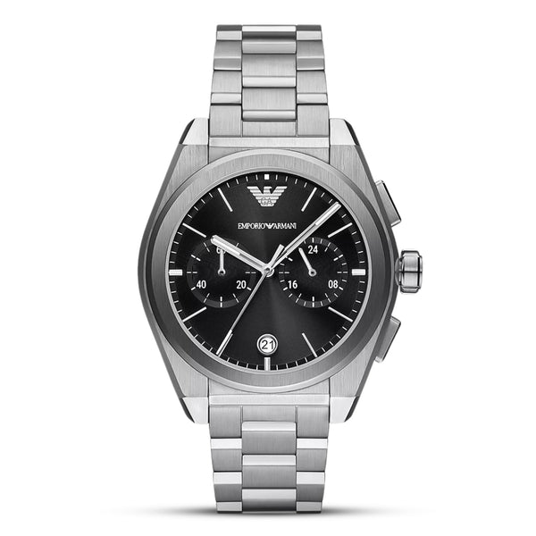 Emporio Armani Black Dial Analogue Watch AR11560