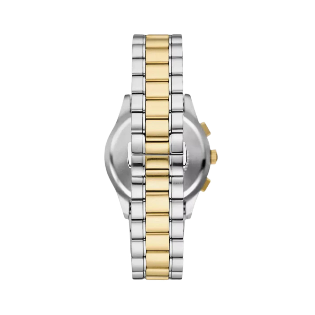 Emporio Armani Chronograph Two Tone Blue Dial Men's Watch | AR11579