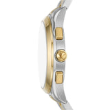 Emporio Armani Chronograph Two Tone Blue Dial Men's Watch | AR11579