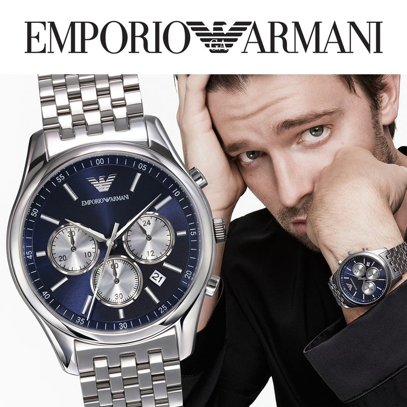 Emporio Armani Chronograph Blue Dial Men's Watch | AR11582