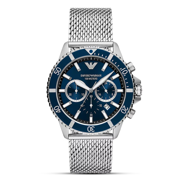 Emporio Armani World Explorer Dark Blue Men's Watch | AR11587