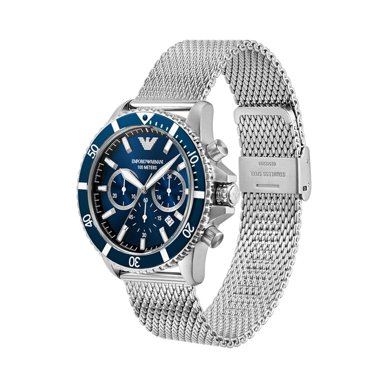 Emporio Armani World Explorer Dark Blue Men's Watch | AR11587