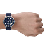 Emporio Armani Diver Chronograph Blue Dial Men's Watch | AR11588