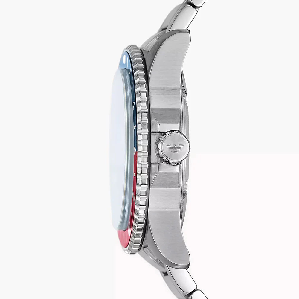 Emporio Armani Sea Explorer GMT "Pepsi" Bezel Men's Watch | AR11590