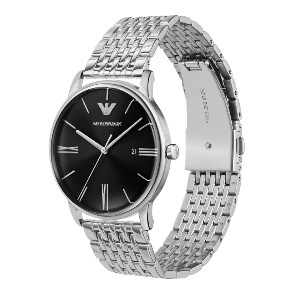 Emporio Armani Black Dial Men's Watch AR11600