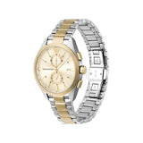 Emporio Armani Two Tone Chronograph Cream Dial Men's Watch | AR11605