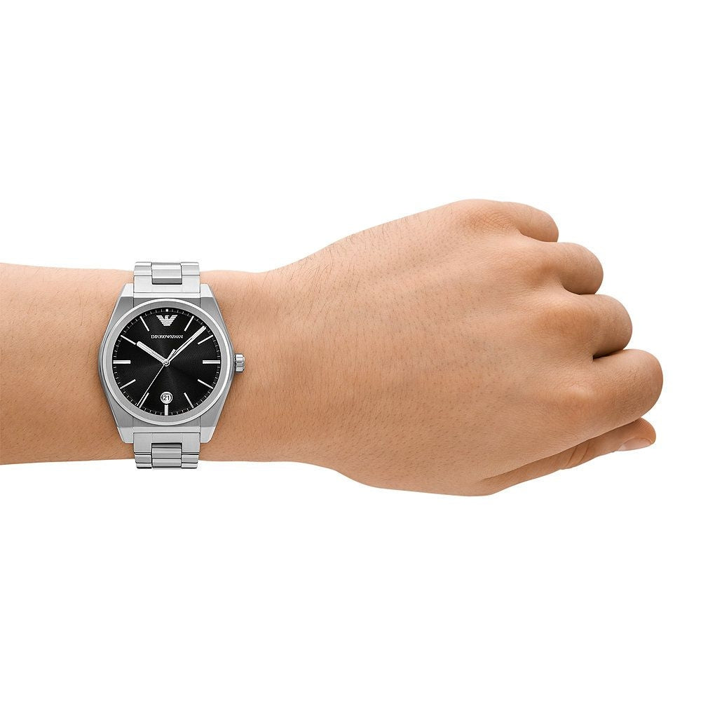 Emporio Armani Federico Black Dial Men's watch AR11622