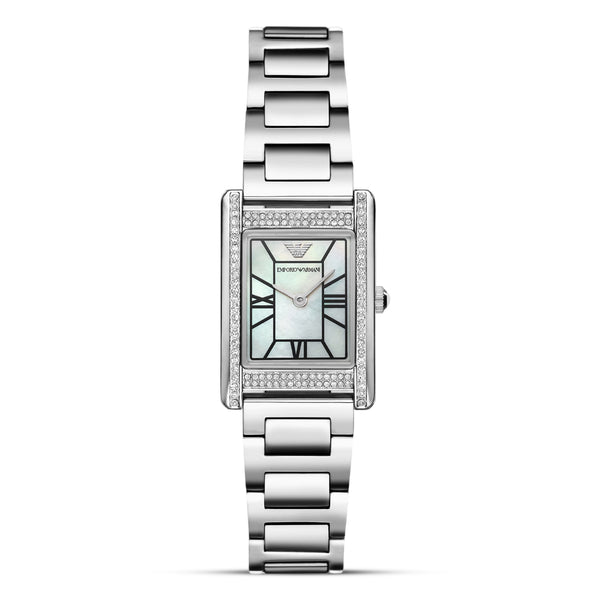 Emporio Armani Analogue Mother Of Pearl Dial Ladies Watch | AR11625