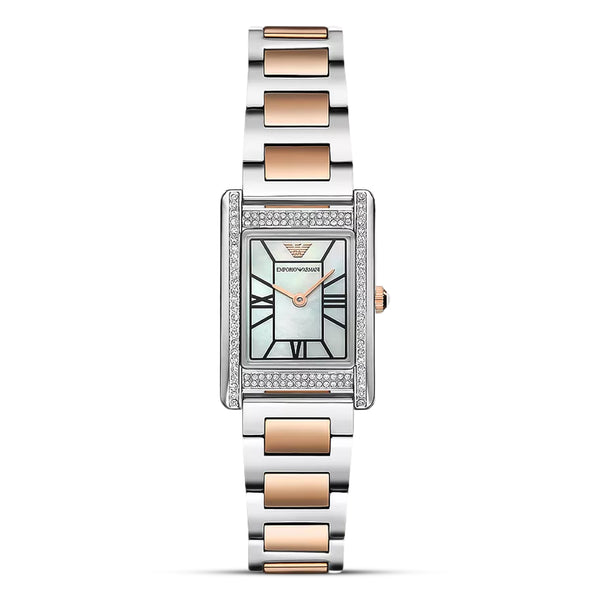 Emporio Armani Genni Mother Of Pearl Dial Ladies Watch | AR11626