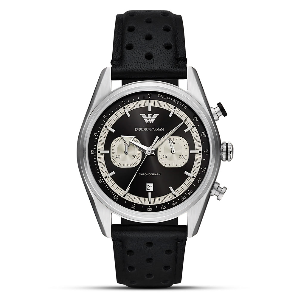 Emporio Armani Racer Black Dial Men's Watch | AR11635