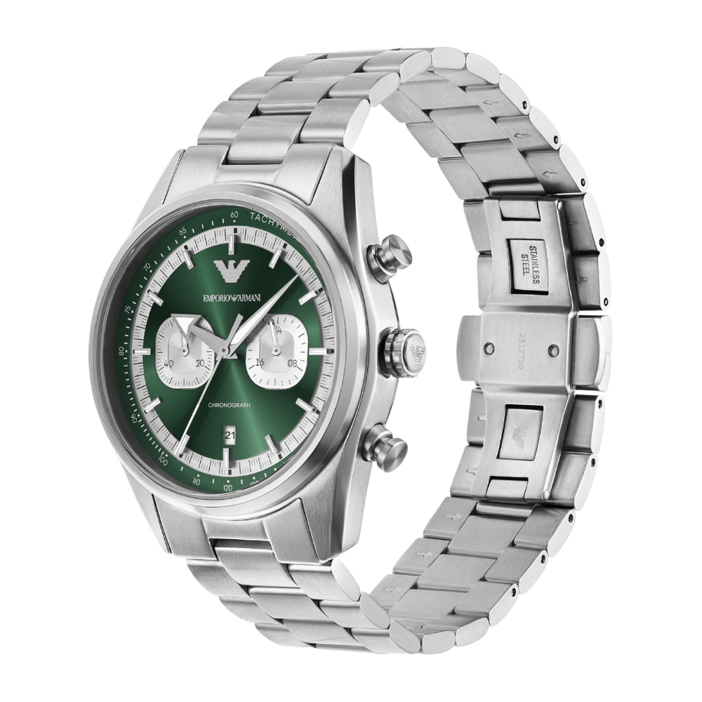 Emporio Armani Racer Green Dial Men's Watch | AR11637