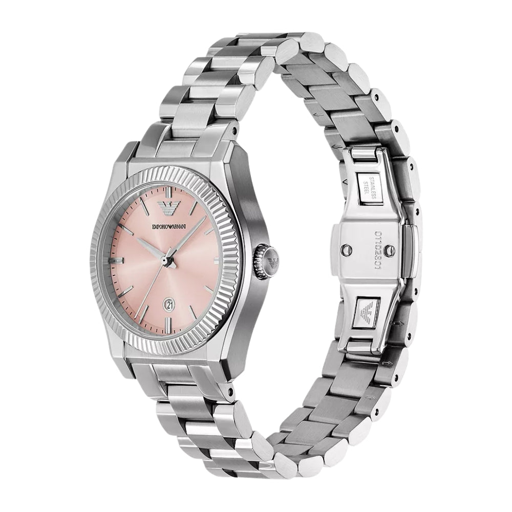 Emporio Armani Pink Dial Ladies Watch | AR11658
