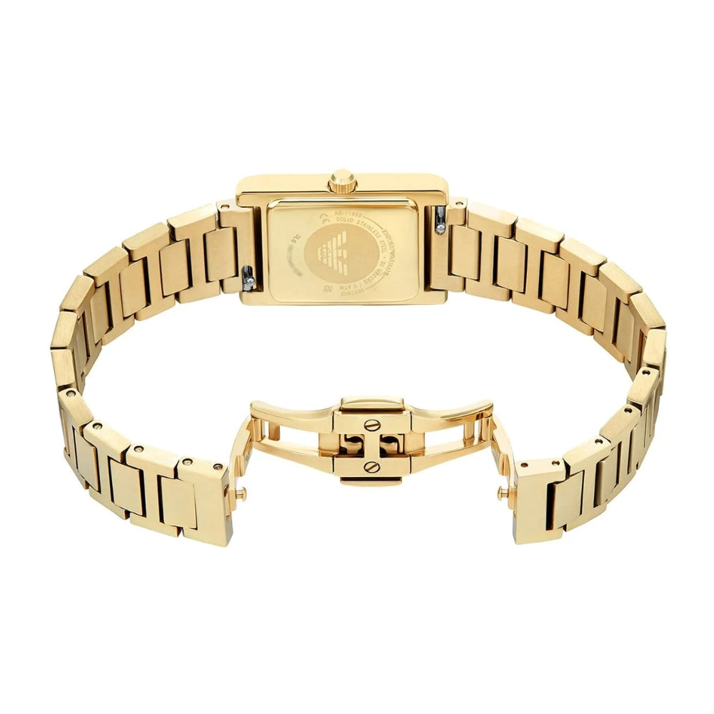 Emporio Armani Genni White Dial Ladies Watch AR11659