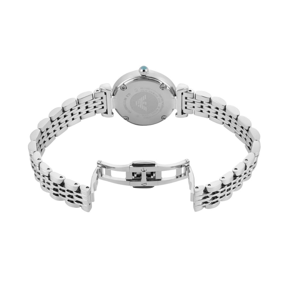 Emporio Armani Two Hand Green Dial Ladies Watch AR11667