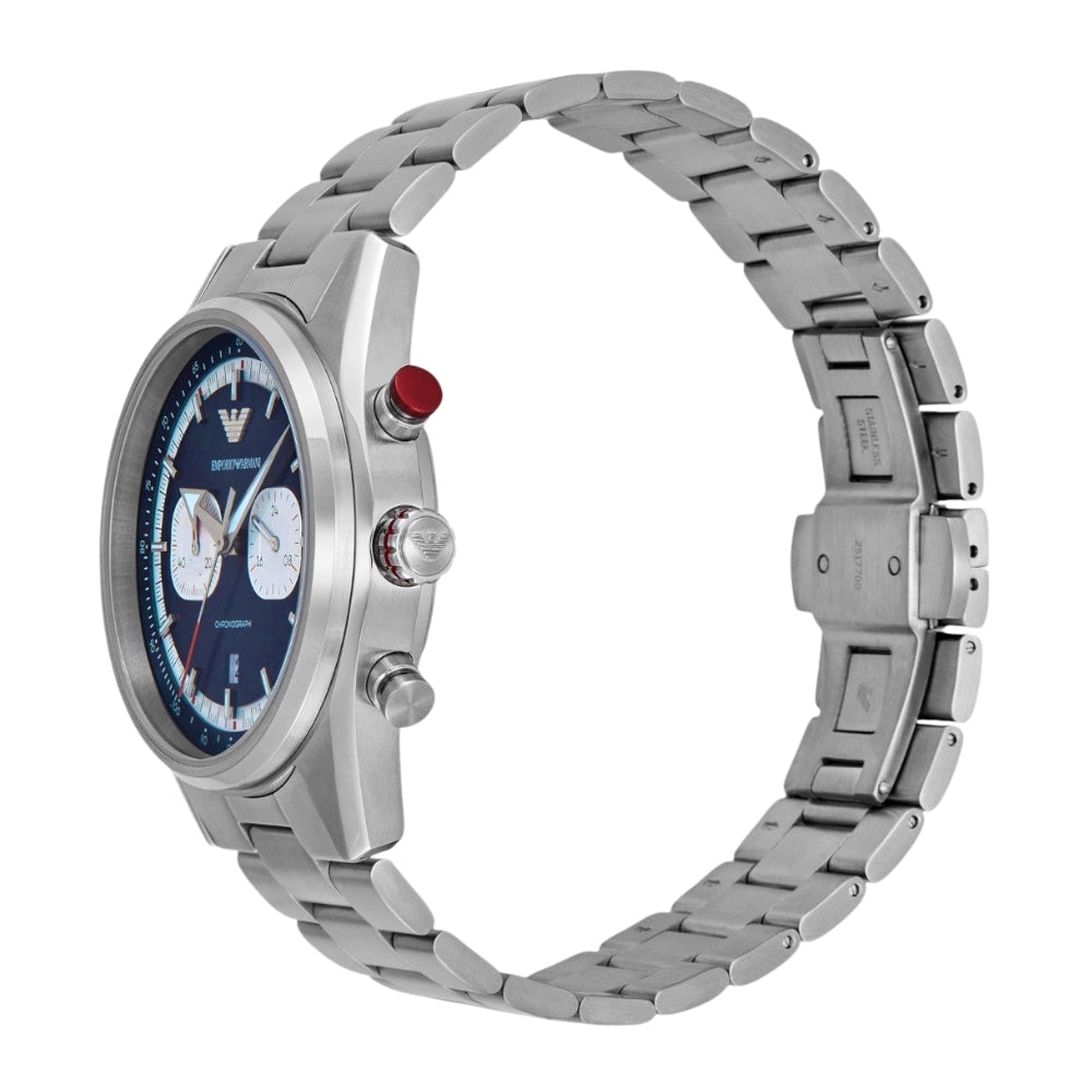 Emporio Armani Racer Blue Dial Men's Watch | AR11676