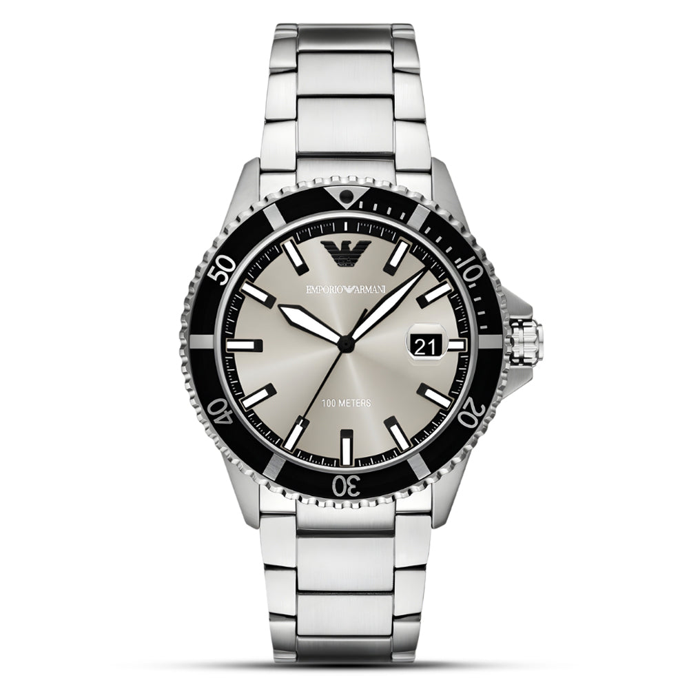 Emporio Armani World Explorer Three-Hand Date Men's Watch | AR11683