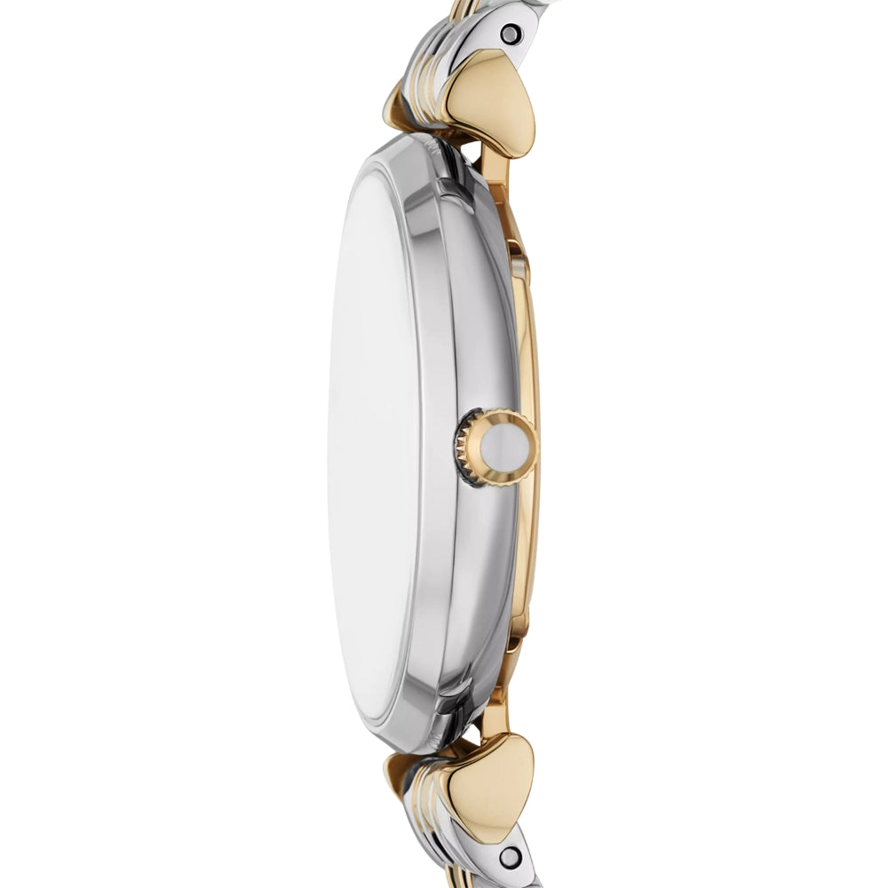 Emporio Armani Two Tone Champagne Dial ladies Watches AR11702