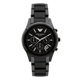 Emporio Armani Quartz Black Ceramic Chronograph Men's Watch| AR1452