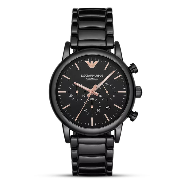 Emporio Armani Ceramica Luigi Chronograph Men's Watch| AR1509