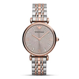 Emporio Armani Two Tone Ladies Watch | AR1840