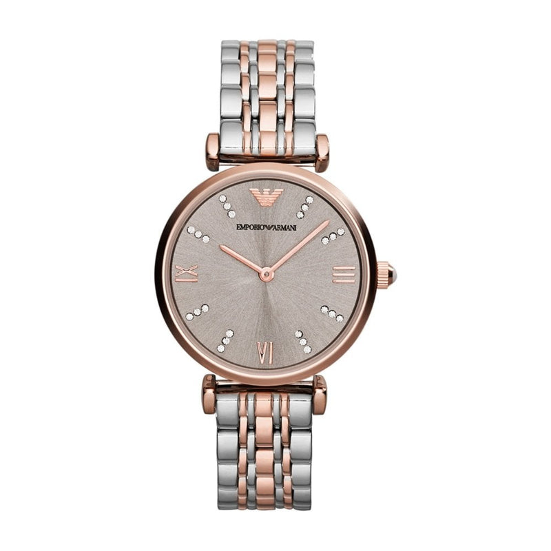 Emporio Armani Two Tone Ladies Watch | AR1840