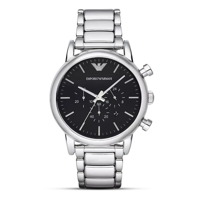 Emporio Armani Luigi Chronograph Black Dial Men's Watch | AR1894