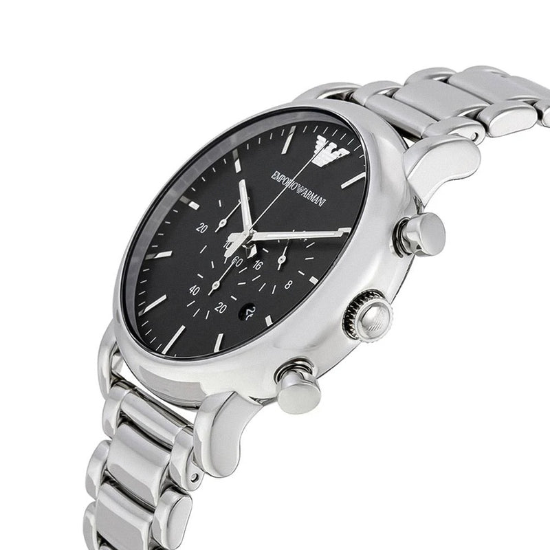 Emporio Armani Luigi Chronograph Black Dial Men's Watch | AR1894