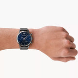 Emporio Armani Luigi Blue Dial Stainless Steel Men's Watch | AR1979