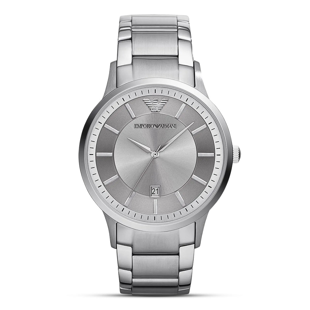 Emporio Armani Renato Silver Dial Men's Men's Watch | AR2478