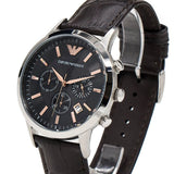 Emporio Armani Renato Brown Leather Strap Men's Watch | AR2513