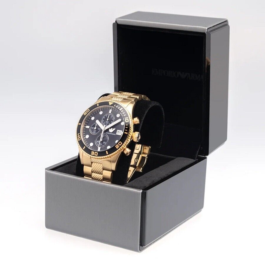 Giorgio armani gold watch online