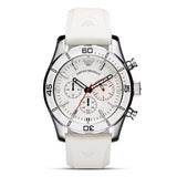 Emporio Armani Sportivo Chronograph White Dial Men's Watch | AR5947