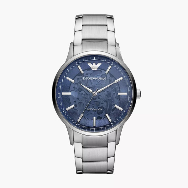 Emporio Armani Renato Automatic Blue Dial Men's Watch | AR60037