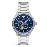 Emporio Armani Mario Automatic Blue Dial Men's Watch| AR60052