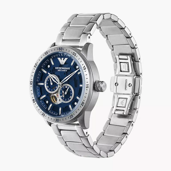 Emporio Armani Mario Automatic Blue Dial Men's Watch| AR60052