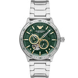Emporio Armani Mario Automatic Multi Green Men's Watch| AR60053