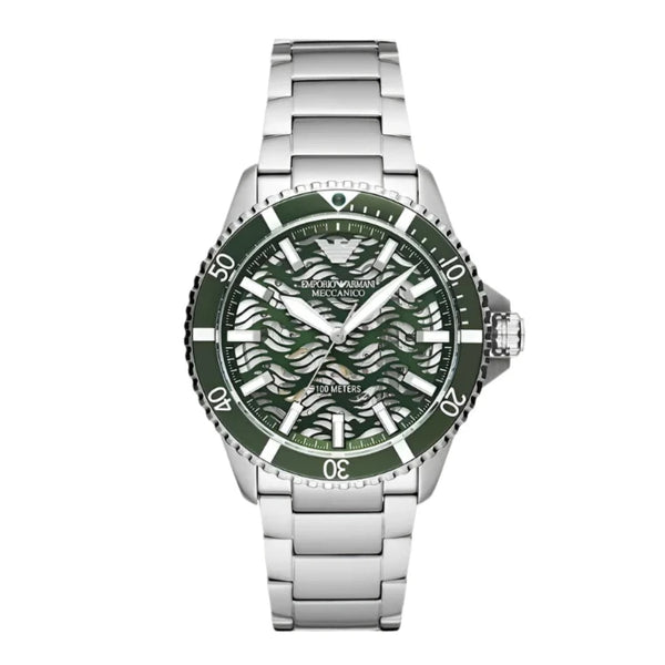 Emporio Armani Sea Green Automatic Dial Men's Watch | AR60061