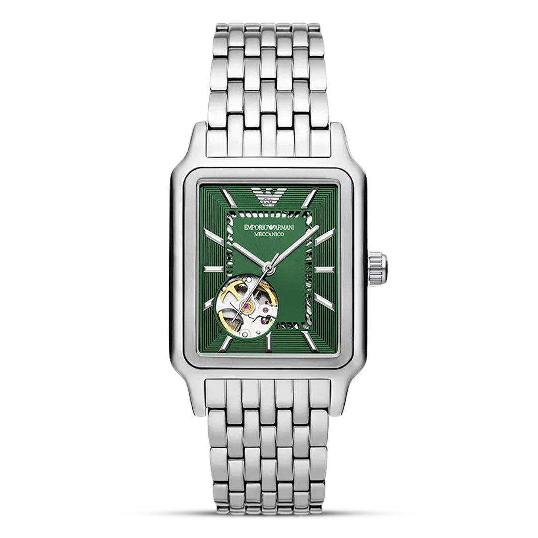 Emporio Armani 腕時計 Emporio Armani Automatic Green Dial Men's Watch | AR60067