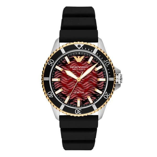 Emporio Armani Automatic Red Dial Men's Watch | AR60070