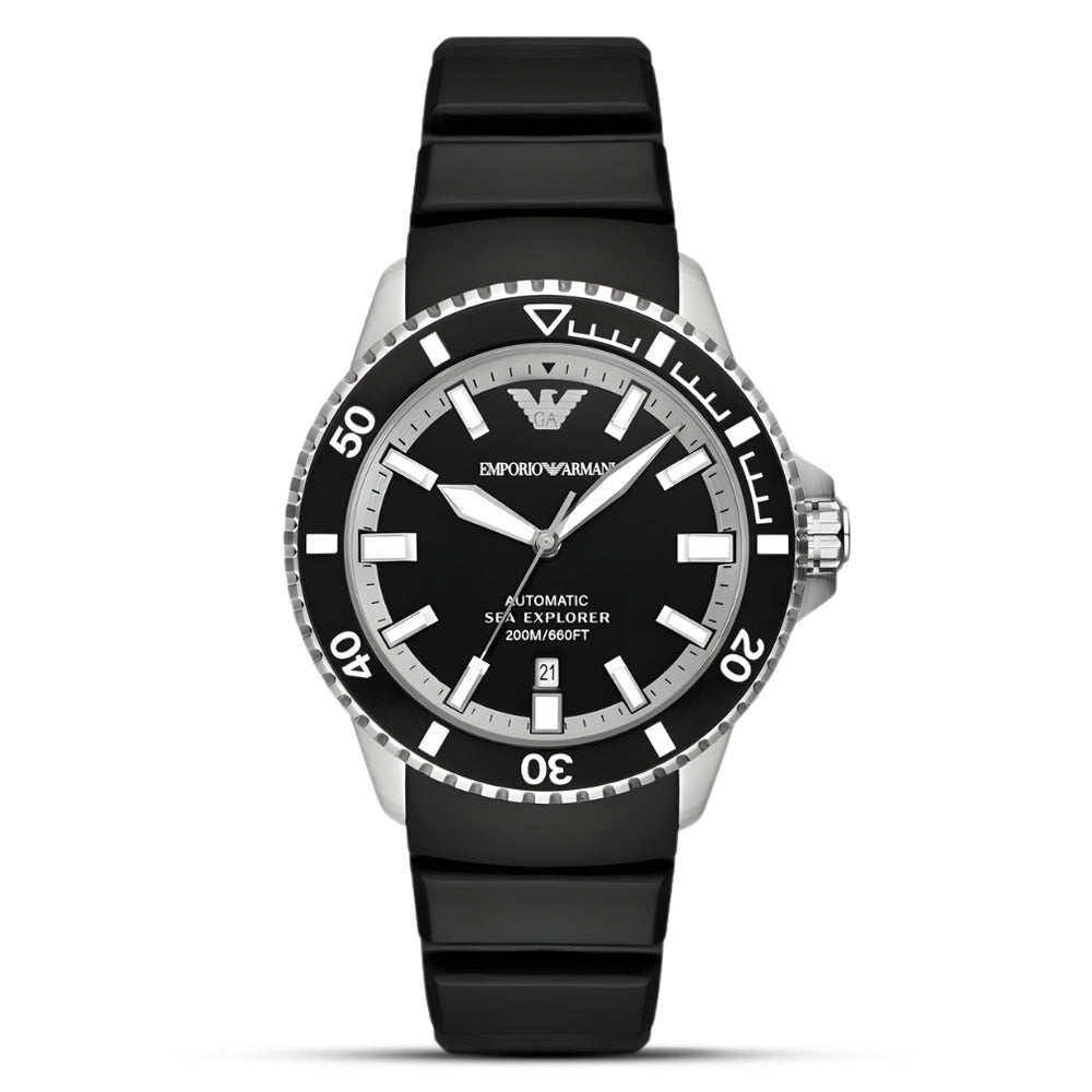 Emporio Armani Sea Explorer Black Dial Men's Watch AR60078