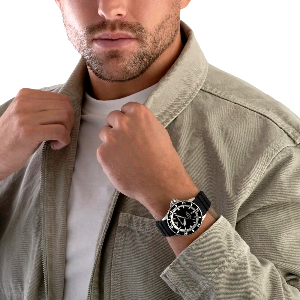 Emporio Armani Sea Explorer Black Dial Men's Watch AR60078