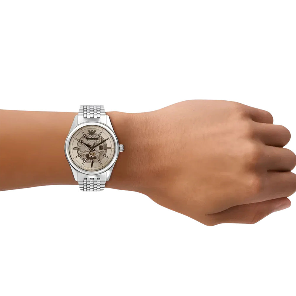 Emporio Armani Silver Dial Automatic Men's watch | AR60095