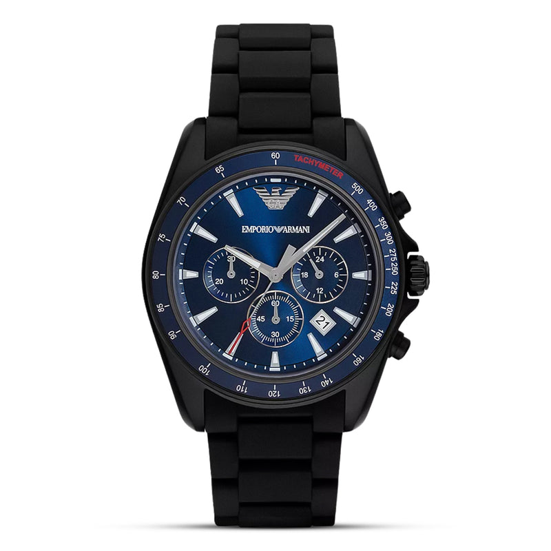 Emporio Armani Sports Black Chronograph Dial Men's Watch | AR6121