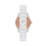 Emporio Armani Leo Ceramic White Ladies Watch | AR70007