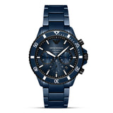 Emporio Armani Chronograph Ceramic Blue Dial Men's Watch | AR70009